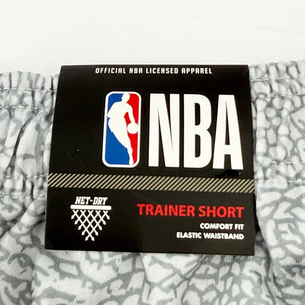 NBA Basketball Power Drive Shorts Mens Size Medium Gray Athleisure Athletic Gym - Picture 5 of 16